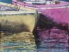 fuschia n yellow dories 14x18