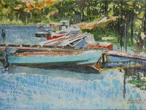 herons (dockwalk gordons marina hwy 169)  11x15