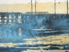 low tide st andrews by the sea  8x30