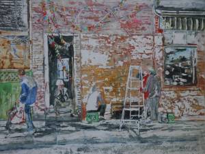 painting-the-town carlaw n queen 18x24