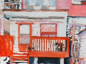 panther-on-a-red-verandah-12x10-wp