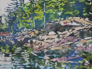 1_summer-shoreline-grundy-lake-14x11-wp
