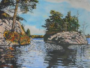 coming to open water p edw isl killarney 16x19