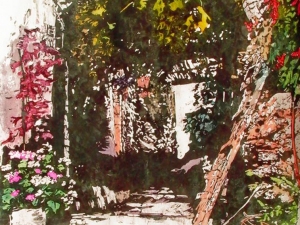 steps to the sea 30 x 22 