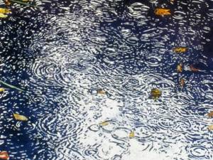 SOLD (the beginning of rain) #1 30x22 watercolour on arches paper