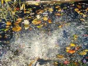 SOLD (the beginning of) RAIN #2 26x40" watercolour on arches paper