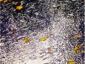 SOLD the beginning of rain #4 30x22" watercolour on arches paper