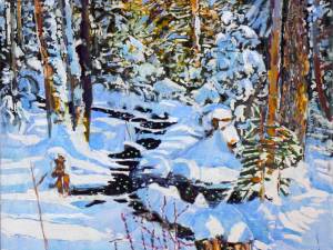 SOLD_open-stream-after-a-new-snowfall-16x16-