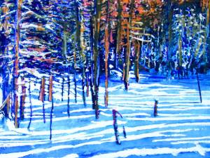 1_SOLD-sun-fires-treeline-edging-the-frozen-beaver-pond-12x12-