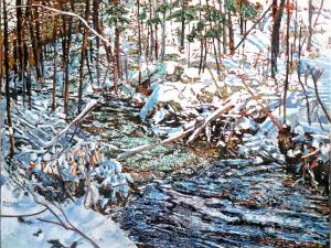 1_stream-running-out-of-devils-lake-24x32-