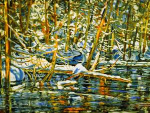 clear-day-reflections-rocky-saugeen-18x26-