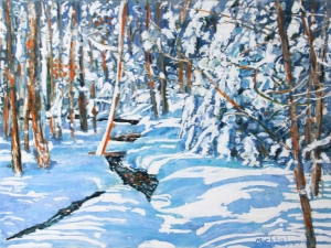 stream-trickling-thru-winter-12x16-