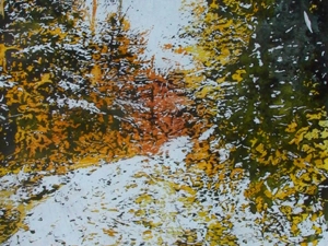 morning dusting of snow  16x22-