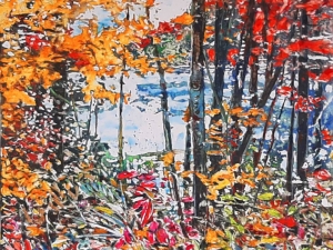 autumn colours parkers pt-lake-muskoka-16x16