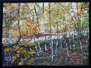 colours scattered across autumn-georgian-bay-24x32