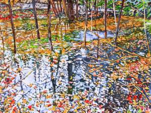 SOLD_autumn-on-the-pond-56-24x24-