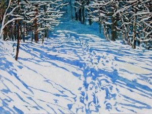 trail Thru sunlight 18x36-