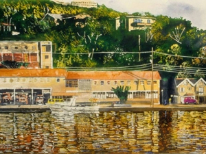 harbour st georges grenada 15x22