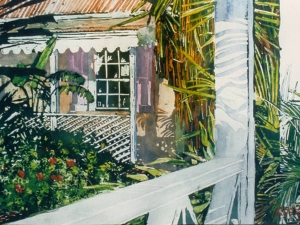 tropical verandah fohey hill tortola BVI10.5x16.5