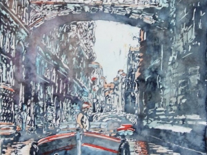 SOLD bridge of sighs 17x11.5