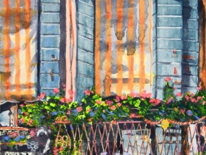 SOLD garibaldi balcony venice 17x12