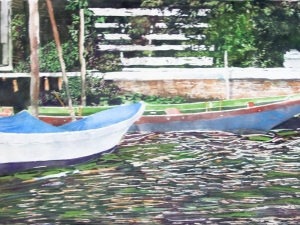 slow rollers guidecca venice 14x30