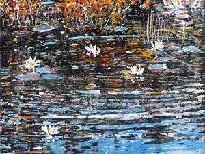 sold-late-day-lilies-with-pitcher-plants-16x16