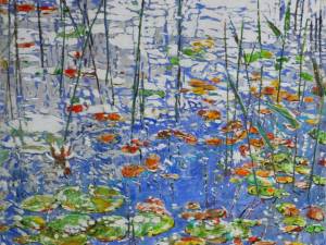 SOLD_waterlilies-and-wild-rice-23-24x24-