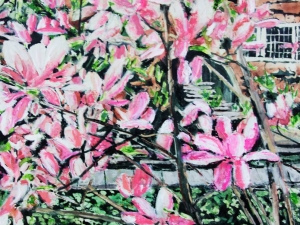 SOLD magnolia 25 14x14