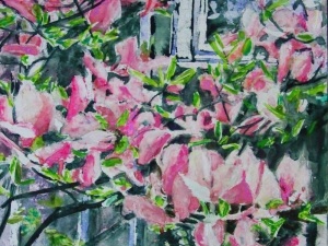 SOLD  magnolia 24 12x12