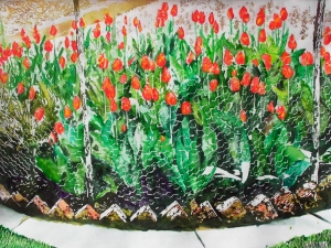 tulips in the round 2 22x30