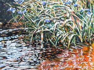 wild irises 29x32