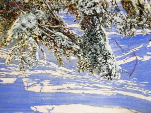 SOLD-overnight-snowfall-blue-sky-day-following-24x42-