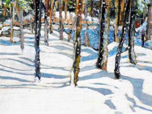 daylight-with-shadows-running-alongside-the-winter-pond-12x12