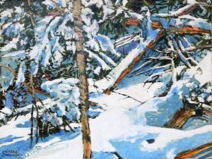 1_forest-full-of-morning-after-a-snowfall-12x16-