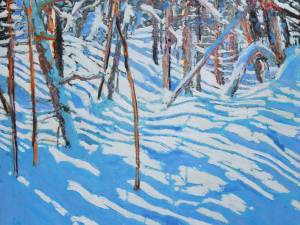 ribbons-of-daylight-streaming-thru-the-forest-16x16-
