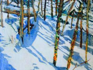 sunlit-streambank-12x12