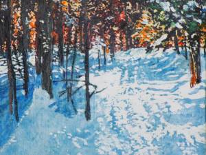 sunlit-trail thru winter gala lk 12x12