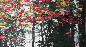 autumn drifting past the temporariness of endless beginnings 115x21 wp