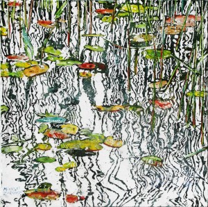 sold water lilies n wild rice 2 16x16 wp