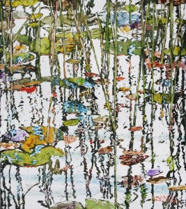 sold water lilies n wild rice 4 18x16 wp