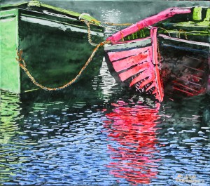 red n green dories 6 16x18 wp
